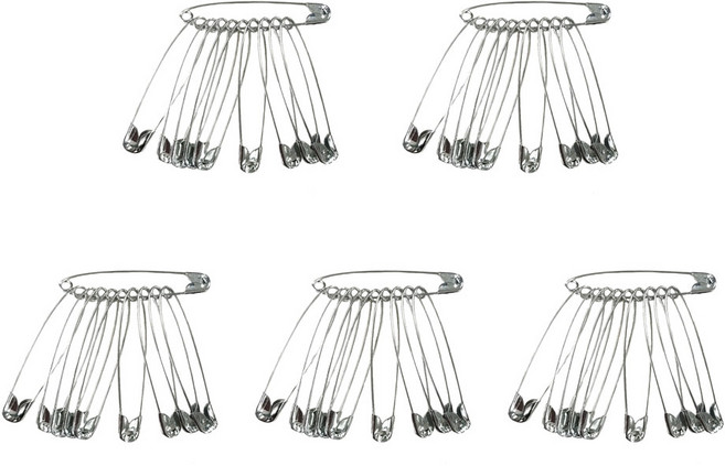 살림모아 시침용 대형 옷핀, 50개