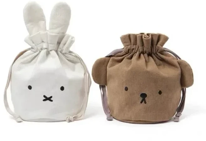 Miffy 미피 보리스 복조리 가방 다용도 파우치 여행용 미니백