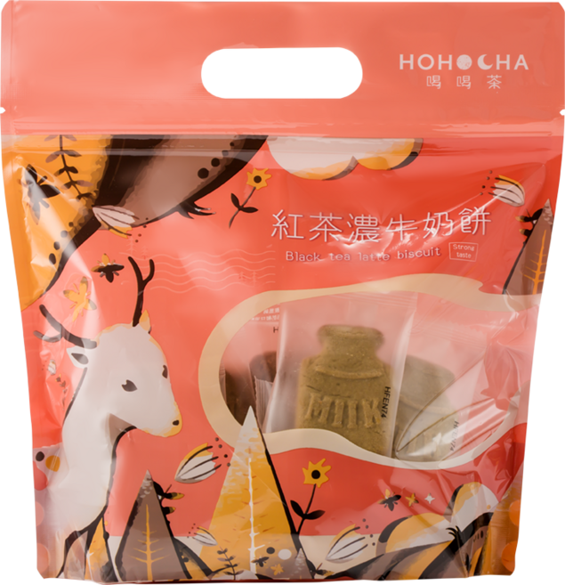 喝喝茶 日月潭紅茶濃牛奶餅 180g, 1個, 紅茶濃牛奶餅 180g