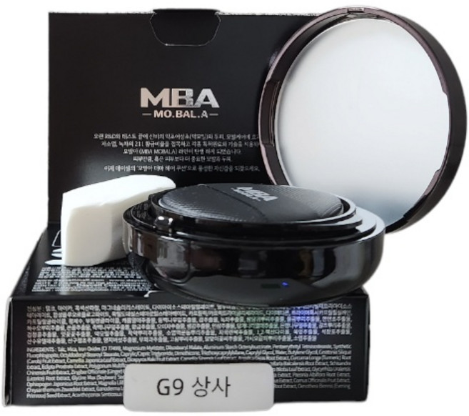 데이셀 MBA모발아 더마 헤어쿠션, 블랙, 1개, 블랙