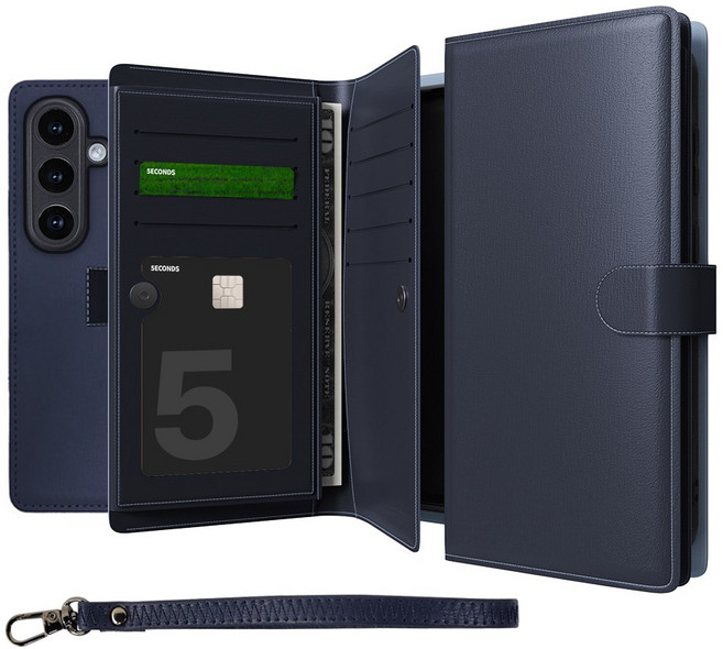 5세컨즈 샤오미 핸디 지갑 가죽 다이어리 카드수납 휴대폰 케이스