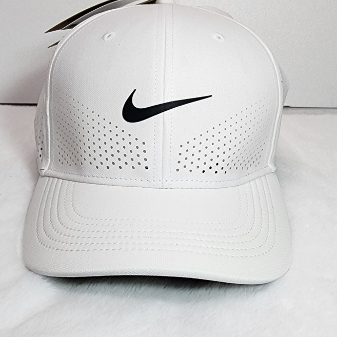 [ 나이키 ] 골프 공용 모자 스우시 화이트 대두 캡 운동 헬스