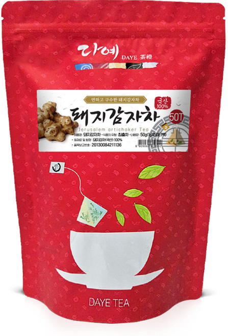 다예 돼지감자차 삼각티백, 1g, 50개입, 1개