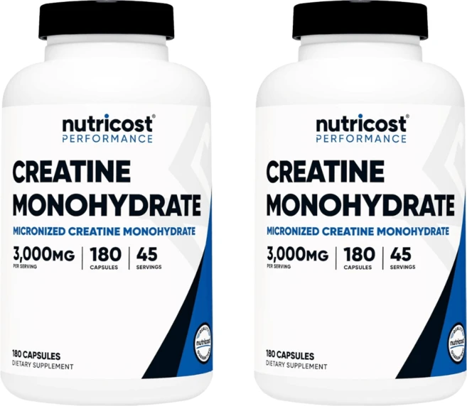 뉴트리코스트 크레아틴 모노하이드레이트 180캡슐 2개 - 쿠팡