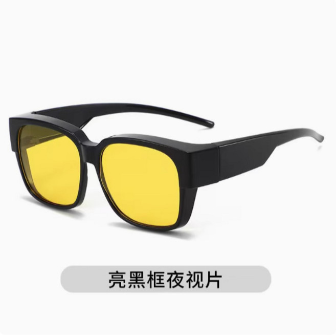 套鏡式偏光眼鏡 日夜兩用 抗UV400 輕量TR材質 適用多種鏡框