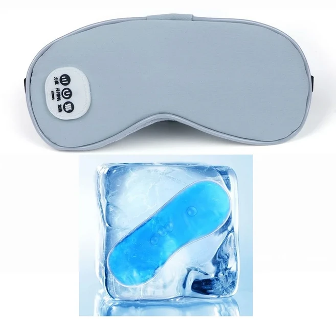 눈 온찜질 및 냉찜질 마사지기 온열팩 아이스백형 눈 관리 기기, 04 Gray-B
