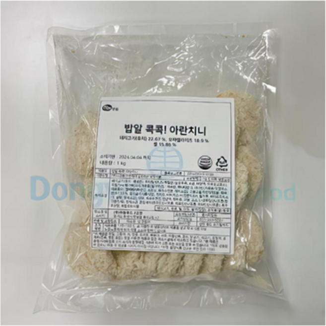 하늘푸드 밥알콕콕 아란치니, 6개, 1kg