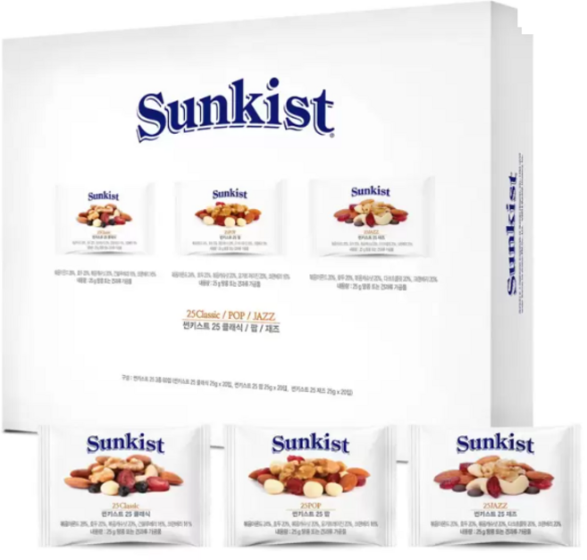 썬키스트 견과 3종세트, 1세트