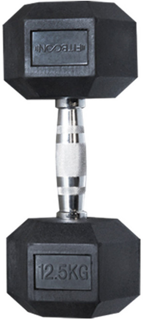 핏분 육각덤벨 FB-DUM105 12.5KG 케틀벨 아령, 1개