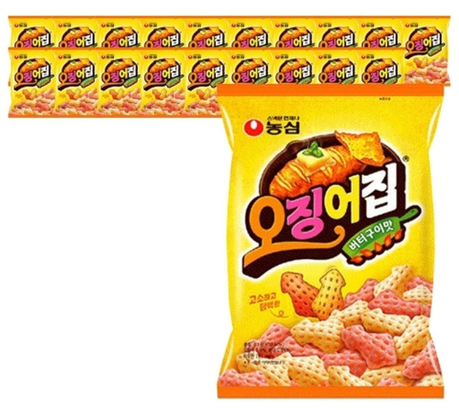 동서식품 농심 오징어집 78g x 20봉, 20개