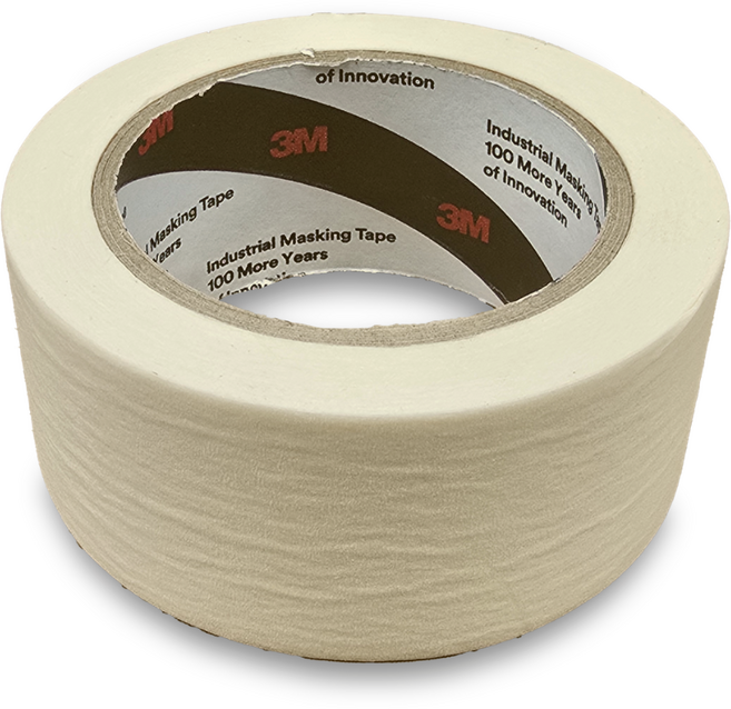 3M 마스킹테이프 종이테이프 미색 50mm, 1개