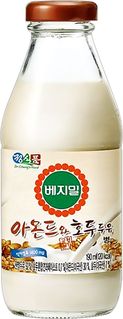 베지밀 아몬드와호두 두유 190ml, 단품