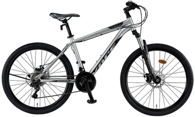 카스모 보체 MTB 자전거 66cm 알루미늄 프레임 21단 14.6kg 디스크브레이크, 1개, 138cm, 매트실버