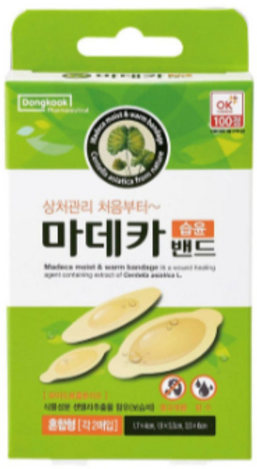 동국제약 마데카 습윤 밴드 6p세트 혼합형, 6개
