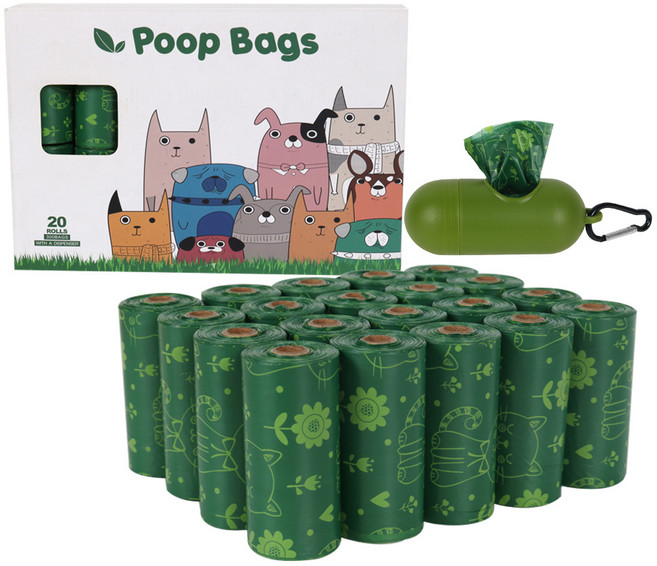 반려동물 친환경분해 배변봉투 케이스 세트 리필봉투 150 300 600매, 캣그린세트 300, 20개, 15개입