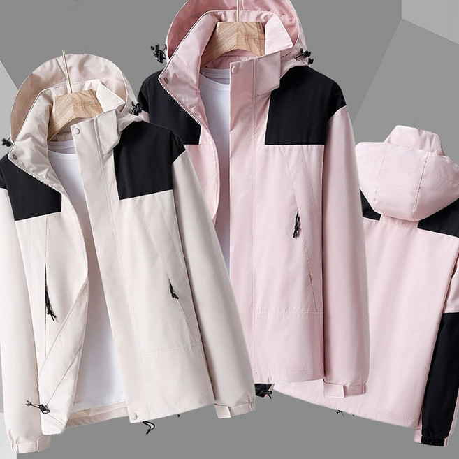 남성용 자켓 가을 겨울 트레이닝 트렌치코트 간절기 남녀공용 바람막이 방수 캐주얼 루즈핏 등산 커플 후드 점퍼