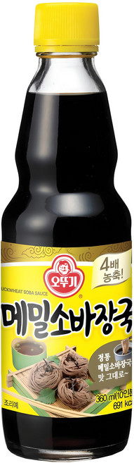오뚜기 메밀소바장국 소스, 360ml, 1개