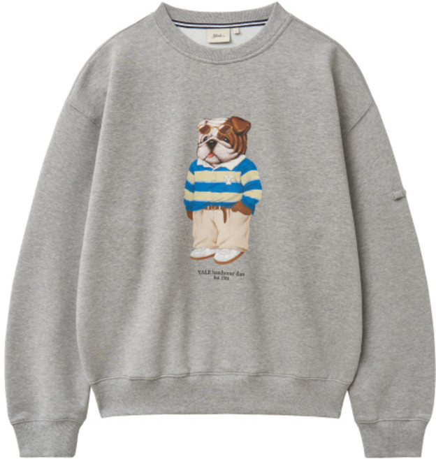 예일 YALE 핸섬 댄 스웻셔츠_그레이