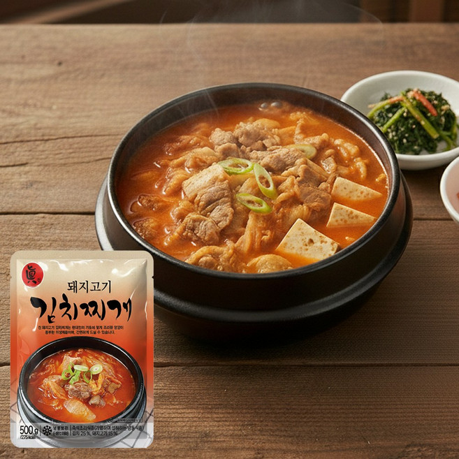 엘야드 진 돼지고기 김치찌개, 500g, 10개