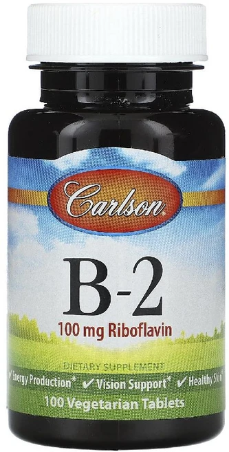 칼슨 비타민B2 100mg 100 베지정, 100정 1개, 100정, 1개 - 쿠팡