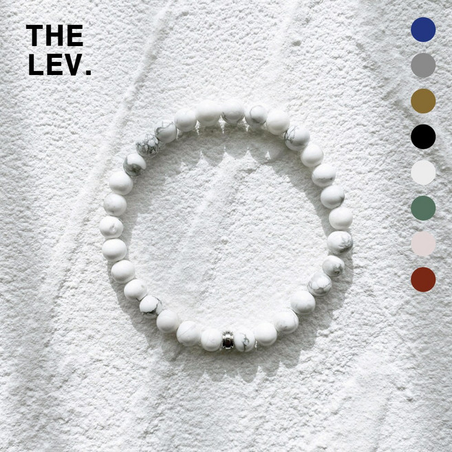 레브클래식 남자팔찌 남자 여자 론델 천연석 원석 팔찌 커플 우정 아이템 레이어드