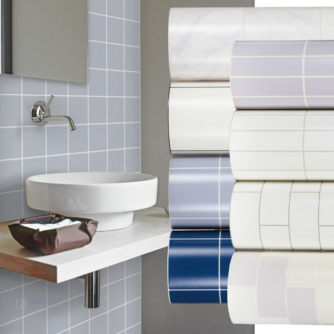 HD현대시트 주방 욕실 방수 발포 타일 시트지 25색상 커터칼 헤라 제공 시공 키트, 선택.15_20436_퓨어비앙꼬