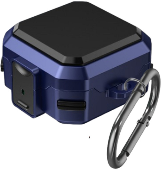 투에이비 분실방지 러기드 범퍼 하드 케이스, 1개, 네이비, 버즈 라이브/버즈2/프로/프로2/버즈FE