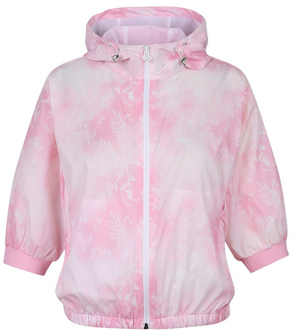 [웨스트우드]초특가 상품 여성 간절기 숏기장 프린트 바람막아 윈드자켓 WO1WCJW230_1K