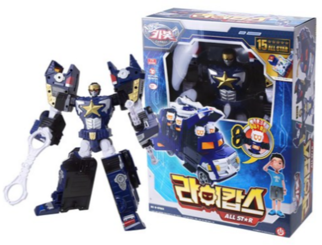 헬로카봇 라이캅스 올스타 로봇장난감, ALL COLOR MIX 색상 혼합, 4개