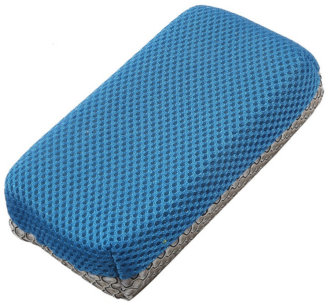 관리 흡수성 양면 세차용 소프트 타르 슈퍼 스폰지 패드 제거 청소 벌레 메쉬 자동차 세차, 2pcs, 2개