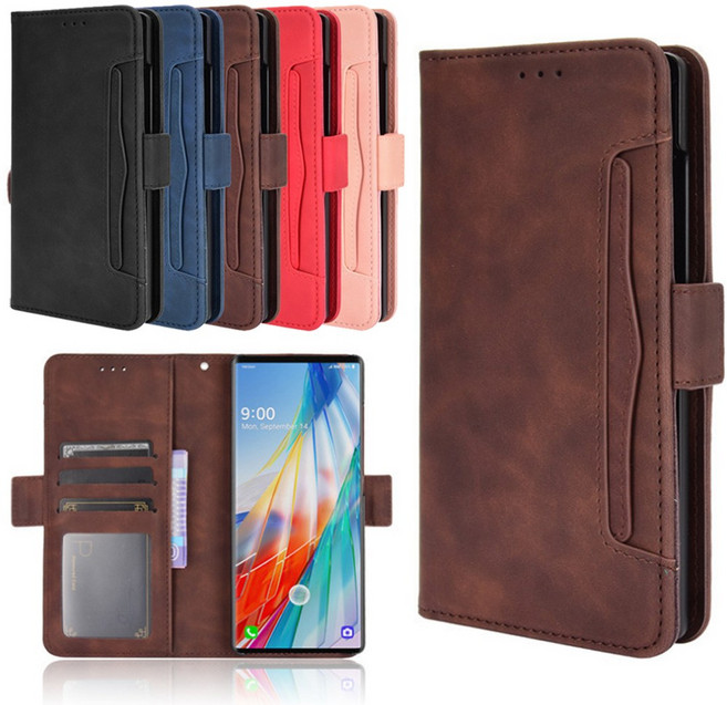 LG WING 5G 더블 카드지갑형 레더케이스