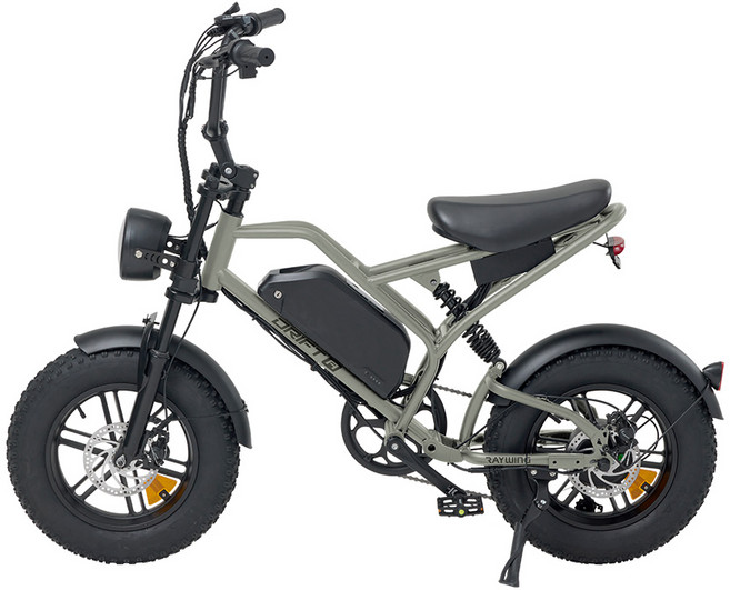 레이윙 드리프트 에어 48V 500W 15Ah 삼성셀 16인치 자토바이 전동 전기자전거, 1개, 150.5cm, 팬텀블랙(PAS전용)15AH 배터리