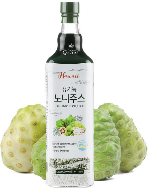 발란스그로우 하와이 유기농 노니주스, 1개, 1L