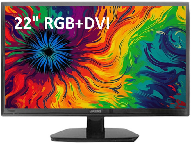 [파격특가] LG & 중소기업 22 23 24인치 중고 LED모니터 A+급 / 루컴즈 ATEC 외, RGB+DVI, 55cm