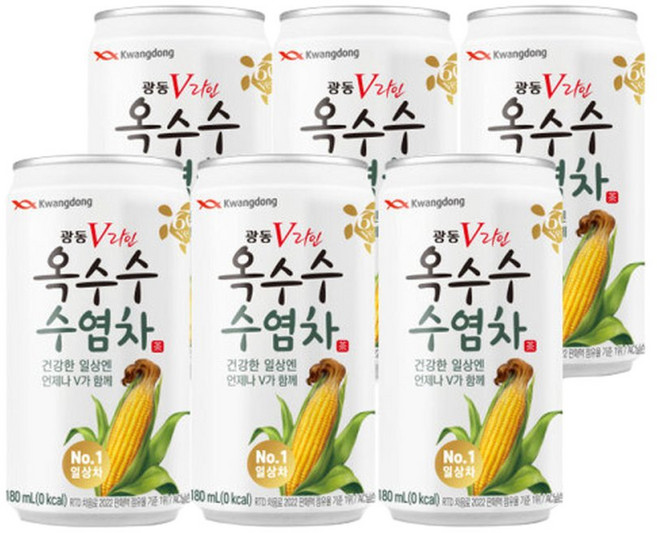(광동 ) 옥수수수염차 180ml 60캔, 60개