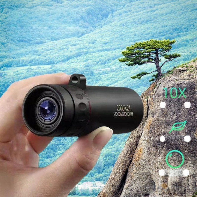 적외선영상 스마트폰 소형 열화상카메라 열감지카메라, 2000x25망원경+휴대폰클립