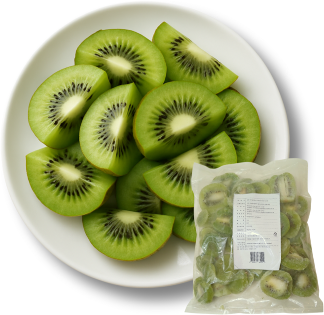 키위 슬라이스 냉동 1kg 신선과일, 1개