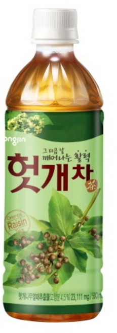 웅진 헛개차, 500ml, 5개