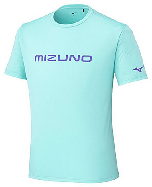 미즈노 82JAB11023 라운드티 아쿠아
