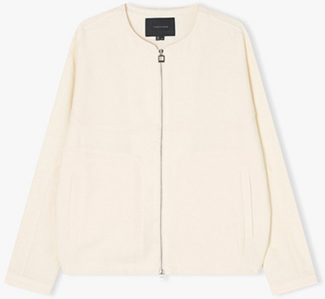 리버클래시 25SS LLS32502 크림 칼라리스 집업 자켓