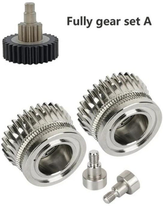 Creality K1 K1C K1Max 압출기 변속기 감속 기어 K1 시리즈 3d 프린터용 고품질 필라멘트 드라이브 기어, 6)Fully gear set A, 기본