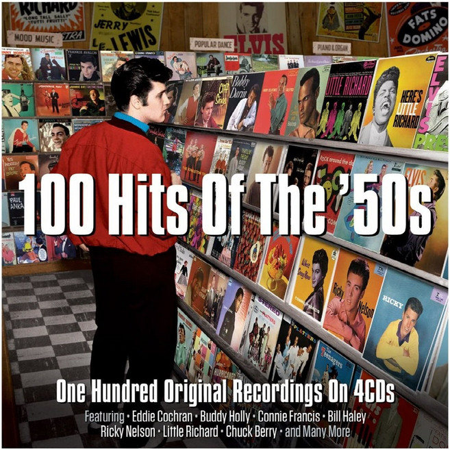 (수입4CD) V.A - 100 Hits Of The `50s (100곡의 50년대 히트곡 모음집) (Digipack), 단품