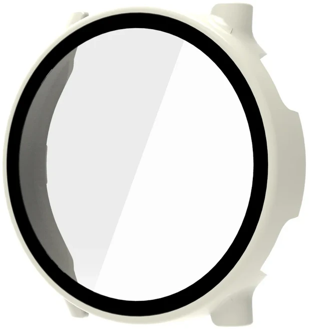 Garmin vivoactive 5 6 케이스 + 유리 화면 보호 필름 Venu 3/3s Forerunner 265/265s 255/255s 965 케이스, 02 Venu 3S, 01 beige