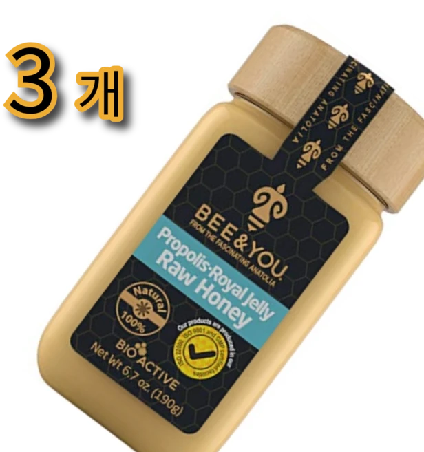 비앤유 프로폴리스 로얄 젤리 로 허니, 3개 - 쿠팡