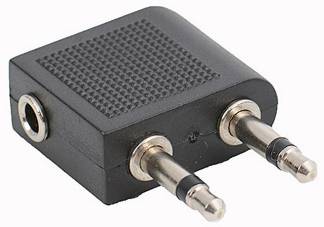 폰 어댑터 3 5mm WH 1000XM3 WH 1000XM4 비행기용 2팩, 3 5mm 콘센트