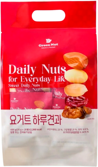 그린너트 요거트 하루견과 세트, 400g, 1세트