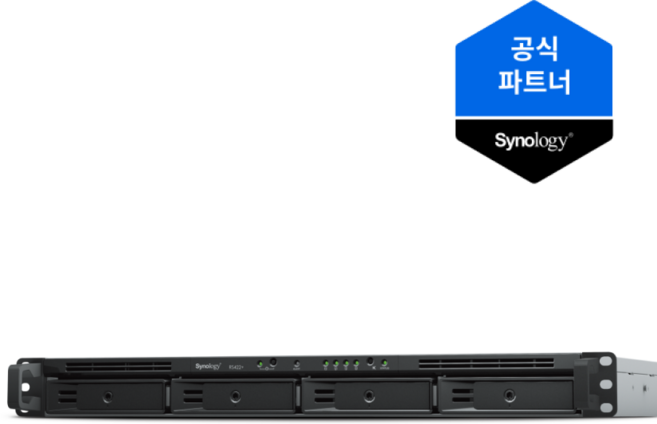 [ 시놀로지 공식총판 ] 시놀로지 나스 RS422+ NAS 4bay 랙마운트 하드미포함