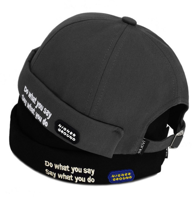 캡이요 CAPEYO 2361 하이어 패치 레옹 와치캡 숏모자 챙없는모자 코튼와치캡 골무 커플 모자