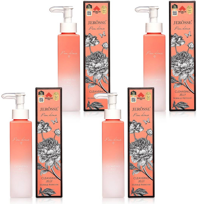 JERÖSSE 婕肌零洗卸凝膠 200ml X 4瓶, 200g, 4個