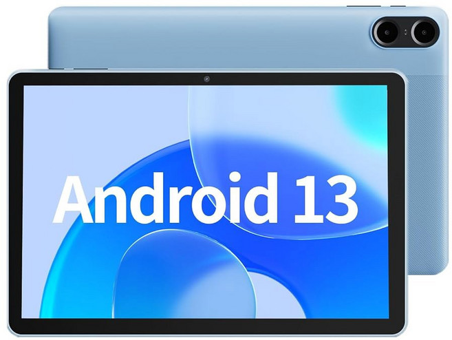 PRITOM 10 1인치 안드로이드 13 태블릿 옥타 코어 프로세서 8GB RAM 64GB ROM 512GB 확장 6000mAh 배터리 HD IPS 터치 스크린 5G 4G WiFi, Blue